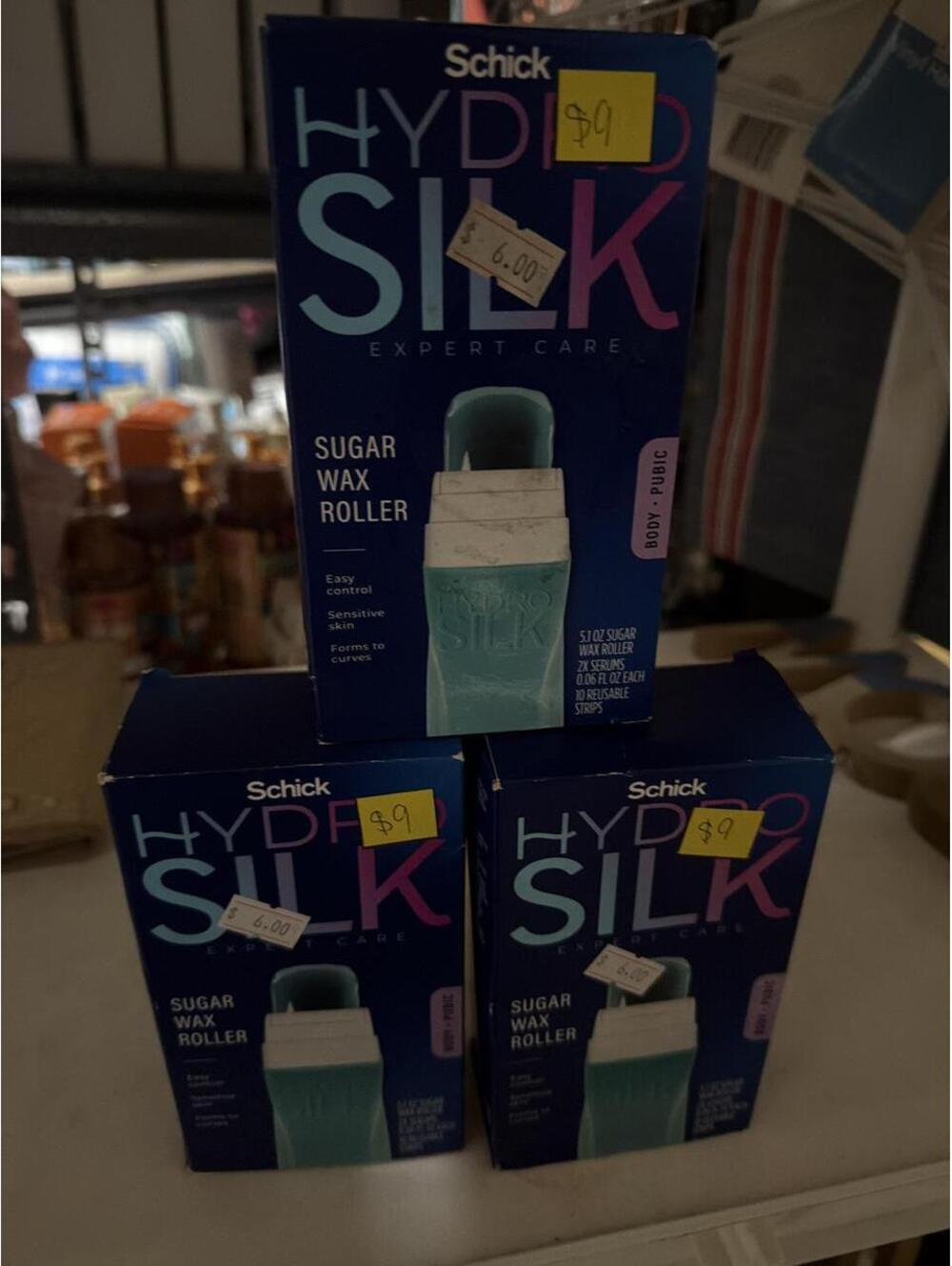 Schick Hydro Silk Sugar Wax Roller - Body & Pubic (set of 3)